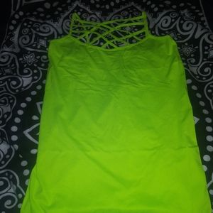 Women's tank top size 2x/3x neon